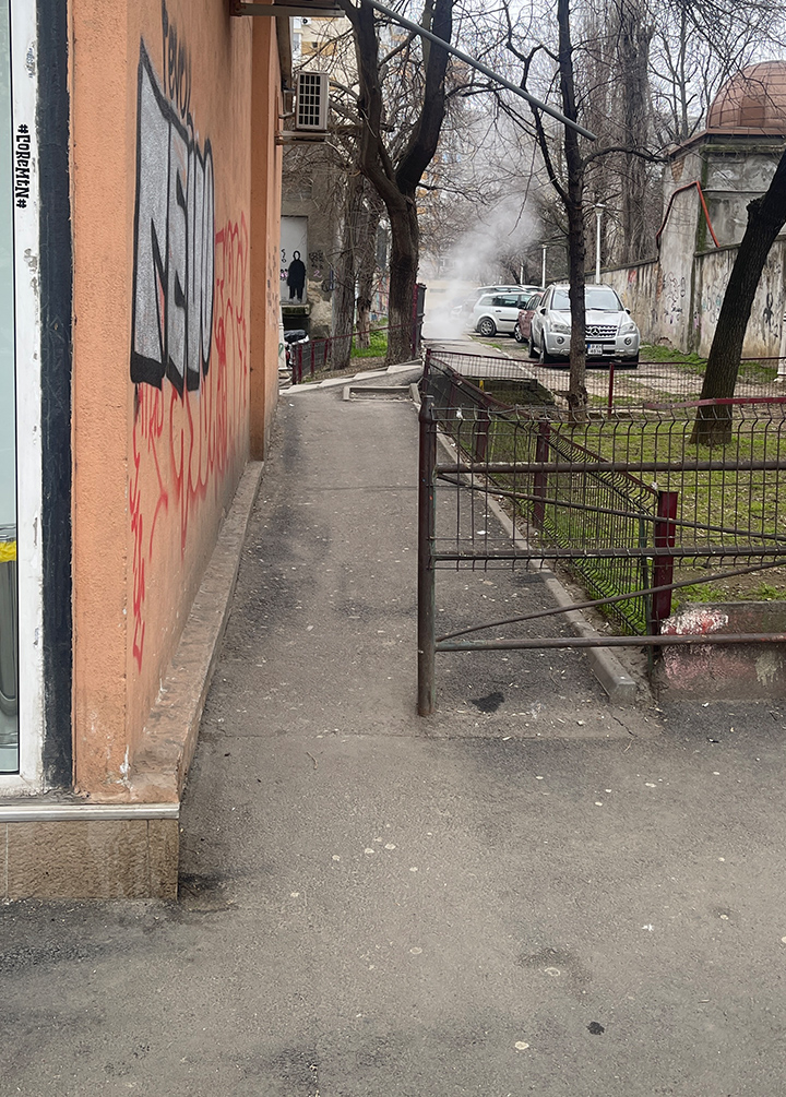 Propunere cu zid de sprijin și pământ vegetal